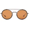 Giorgio Armani Sunglasses & Eyewear-- Round Sunglasses - Brown - Sunglasses - Eyewear - Avvenice