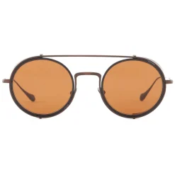 Giorgio Armani Sunglasses & Eyewear-- Round Sunglasses - Brown - Sunglasses - Eyewear - Avvenice