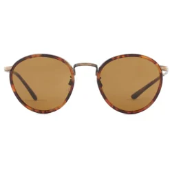 Giorgio Armani Sunglasses & Eyewear-- Round Sunglasses - Brown - Sunglasses - Eyewear - Avvenice