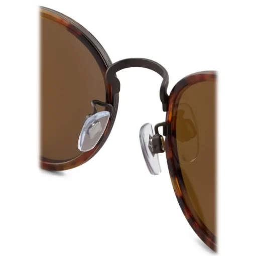 Giorgio Armani Sunglasses & Eyewear-- Round Sunglasses - Brown - Sunglasses - Eyewear - Avvenice