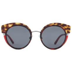 Giorgio Armani Sunglasses & Eyewear-- Round Sunglasses - Dark Brown - Sunglasses - Eyewear - Avvenice