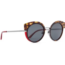 Giorgio Armani Sunglasses & Eyewear-- Round Sunglasses - Dark Brown - Sunglasses - Eyewear - Avvenice