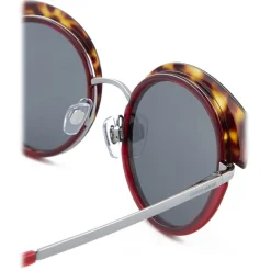 Giorgio Armani Sunglasses & Eyewear-- Round Sunglasses - Dark Brown - Sunglasses - Eyewear - Avvenice