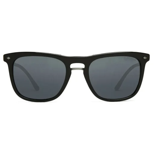 Giorgio Armani Sunglasses & Eyewear-- Square Striped Frame Sunglasses - Brown - Sunglasses - Eyewear - Avvenice