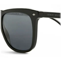 Giorgio Armani Sunglasses & Eyewear-- Square Striped Frame Sunglasses - Brown - Sunglasses - Eyewear - Avvenice