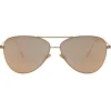 Giorgio Armani Sunglasses & Eyewear-- Sunglasses with 18K Gold Plating - Gold - Sunglasses - Eyewear - Avvenice