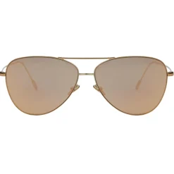 Giorgio Armani Sunglasses & Eyewear-- Sunglasses with 18K Gold Plating - Gold - Sunglasses - Eyewear - Avvenice