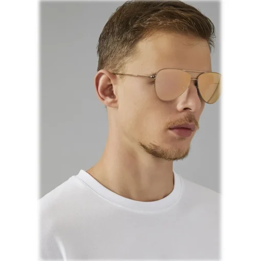 Giorgio Armani Sunglasses & Eyewear-- Sunglasses with 18K Gold Plating - Gold - Sunglasses - Eyewear - Avvenice