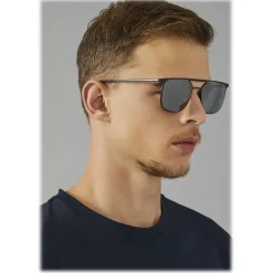 Giorgio Armani Sunglasses & Eyewear-- Timeless - Sunglasses with Metal Frame - Black - Sunglasses - Eyewear - Avvenice