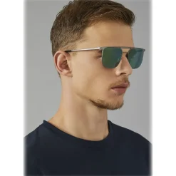 Giorgio Armani Sunglasses & Eyewear-- Timeless - Sunglasses with Metal Frame - Grey - Sunglasses - Eyewear - Avvenice