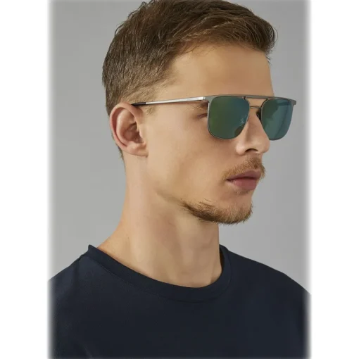 Giorgio Armani Sunglasses & Eyewear-- Timeless - Sunglasses with Metal Frame - Grey - Sunglasses - Eyewear - Avvenice