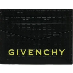 Givenchy Wallets-- Black and Yellow 4G Card Holder - Exclusive Luxury Collection - Avvenice