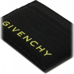 Givenchy Wallets-- Black and Yellow 4G Card Holder - Exclusive Luxury Collection - Avvenice