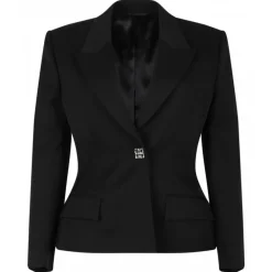 Givenchy Jackets-- Black 4G Blazer - Exclusive Luxury Collection - Avvenice