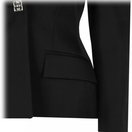 Givenchy Jackets-- Black 4G Blazer - Exclusive Luxury Collection - Avvenice