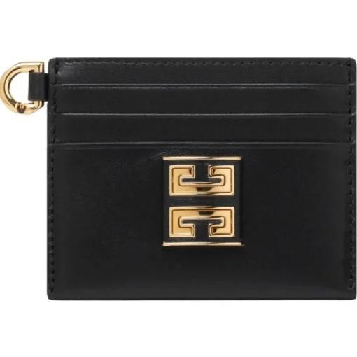 Givenchy Wallets-- Black 4G Card Holder - Exclusive Luxury Collection - Avvenice