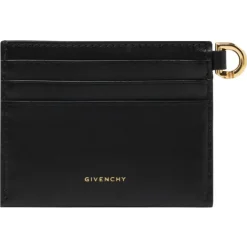 Givenchy Wallets-- Black 4G Card Holder - Exclusive Luxury Collection - Avvenice