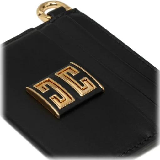 Givenchy Wallets-- Black 4G Card Holder - Exclusive Luxury Collection - Avvenice