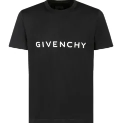 Givenchy T-shirt-- Black Logo Print T-Shirt - Exclusive Luxury Collection - Avvenice