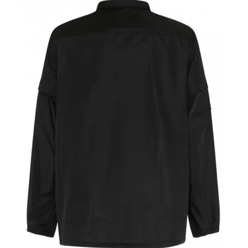 Givenchy Jackets-- Black Nylon Logo Clip Jacket - Exclusive Luxury Collection - Avvenice