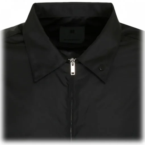 Givenchy Jackets-- Black Nylon Logo Clip Jacket - Exclusive Luxury Collection - Avvenice