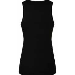 Givenchy Tops-- Black Ribbed Cotton Blend Tank Top - Exclusive Luxury Collection - Avvenice