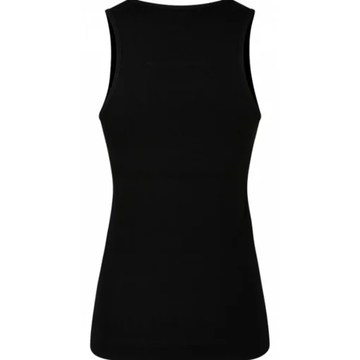 Givenchy Tops-- Black Ribbed Cotton Blend Tank Top - Exclusive Luxury Collection - Avvenice