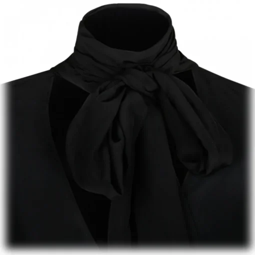 Givenchy Shirts-- Black Silk Blouse - Exclusive Luxury Collection - Avvenice