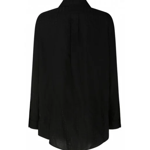 Givenchy Shirts-- Black Silk Jacquard Shirt - Exclusive Luxury Collection - Avvenice