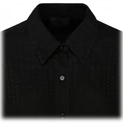 Givenchy Shirts-- Black Silk Jacquard Shirt - Exclusive Luxury Collection - Avvenice