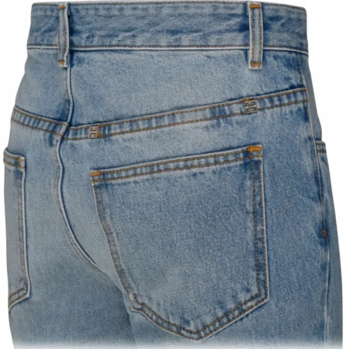 Givenchy Trousers-- Blue Cotton Five Pockets Jeans - Exclusive Luxury Collection - Avvenice