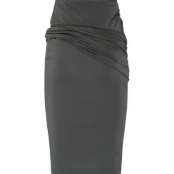 Givenchy Skirts-- Grey Crepe Midi Skirt - Exclusive Luxury Collection - Avvenice