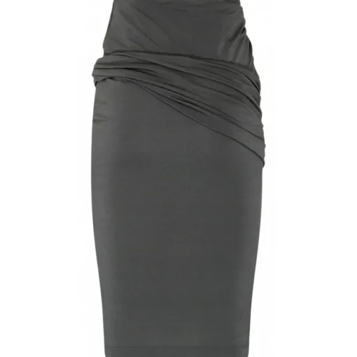 Givenchy Skirts-- Grey Crepe Midi Skirt - Exclusive Luxury Collection - Avvenice