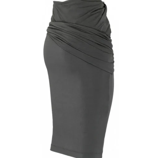 Givenchy Skirts-- Grey Crepe Midi Skirt - Exclusive Luxury Collection - Avvenice