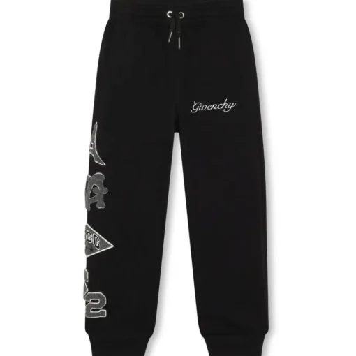 Givenchy Trousers-- Kids Jogging Bottom Sweatpants in Black - Exclusive Luxury Collection - Avvenice