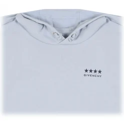 Givenchy Sweatshirts-- Pale Blue Hooded Sweatshirt - Exclusive Luxury Collection - Avvenice