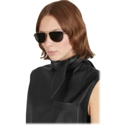 Givenchy Eyewear Sunglasses & Eyewear-Givenchy - Sunglasses GV Cut in Metal - Gold Black - Sunglasses - - Avvenice