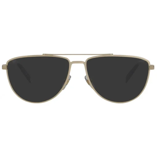 Givenchy Eyewear Sunglasses & Eyewear-Givenchy - Sunglasses GV Cut in Metal - Gold Black - Sunglasses - - Avvenice