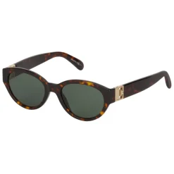 Givenchy Eyewear Sunglasses & Eyewear-Givenchy - Sunglasses GV3 Round in Acetate - Dark Havana Green - Sunglasses - - Avvenice