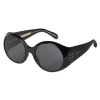 Givenchy Eyewear Sunglasses & Eyewear-Givenchy - Sunglasses Round 4G Square - Black - Sunglasses - - Avvenice