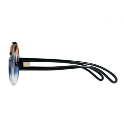 Givenchy Eyewear Sunglasses & Eyewear-Givenchy - Sunglasses Round Oversize Silhouette in Optyl - Blue Brown - Sunglasses - - Avvenice