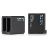 GoPro Photo & Video-- Dual Battery Charger + Battery - HERO4 Black / HERO4 Silver - Accessories - Avvenice
