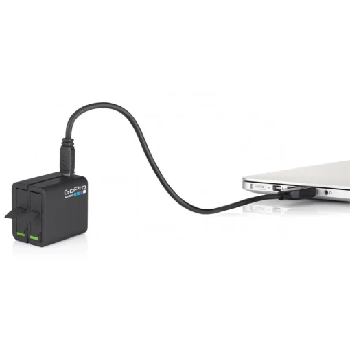 GoPro Photo & Video-- Dual Battery Charger + Battery - HERO4 Black / HERO4 Silver - Accessories - Avvenice
