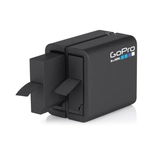 GoPro Photo & Video-- Dual Battery Charger + Battery - HERO4 Black / HERO4 Silver - Accessories - Avvenice