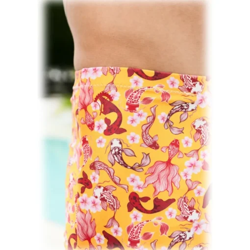 Grace - Grazia Di Miceli Swimwear-- "Kanazawa" Men's Boxer with Sensoji Print - Luxury Collection - Made in Italy - High Quality - Avvenice