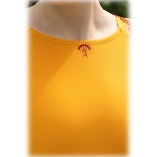 Grace - Grazia Di Miceli Swimwear-- "Yokohama" Trikini Mustard - Luxury Collection - Made in Italy - High Quality - Avvenice