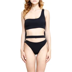 Grace - Grazia Di Miceli Swimwear-- Women's Trikini "Miami Beach" Black - Luxury Collection - Made in Italy - High Quality - Avvenice