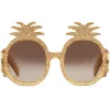 Gucci Eyewear Sunglasses & Eyewear-Gucci - Acetate Sunglasses with Pineapple Pattern - - Avvenice