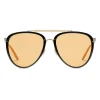 Gucci Eyewear Sunglasses & Eyewear-Gucci - Aviator Acetate and Metal Sunglasses - Black Gold - - Avvenice