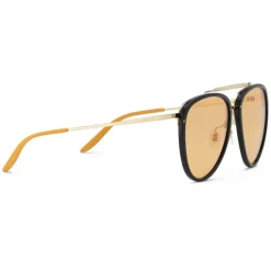 Gucci Eyewear Sunglasses & Eyewear-Gucci - Aviator Acetate and Metal Sunglasses - Black Gold - - Avvenice